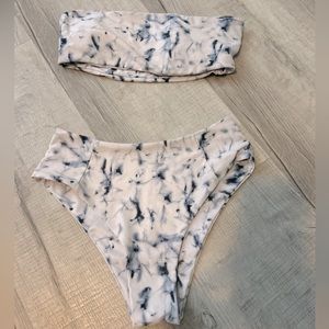 strapless/high waisted bikini- size small